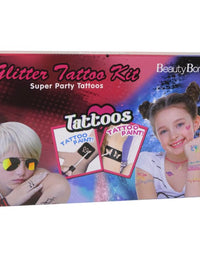 Glitter Tattoo Magic: Create Dazzling Designs with our Glitter Tattoo Kit
