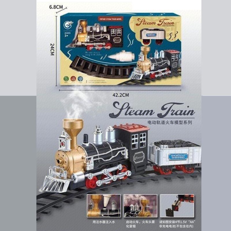 Toy Train with Sound, Lights, and Magical Smoke - Ultimate Fun for Little Engineers