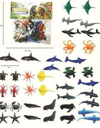 Dive Into Adventure With Our Sea Ocean Animals Plastic Toys Set
