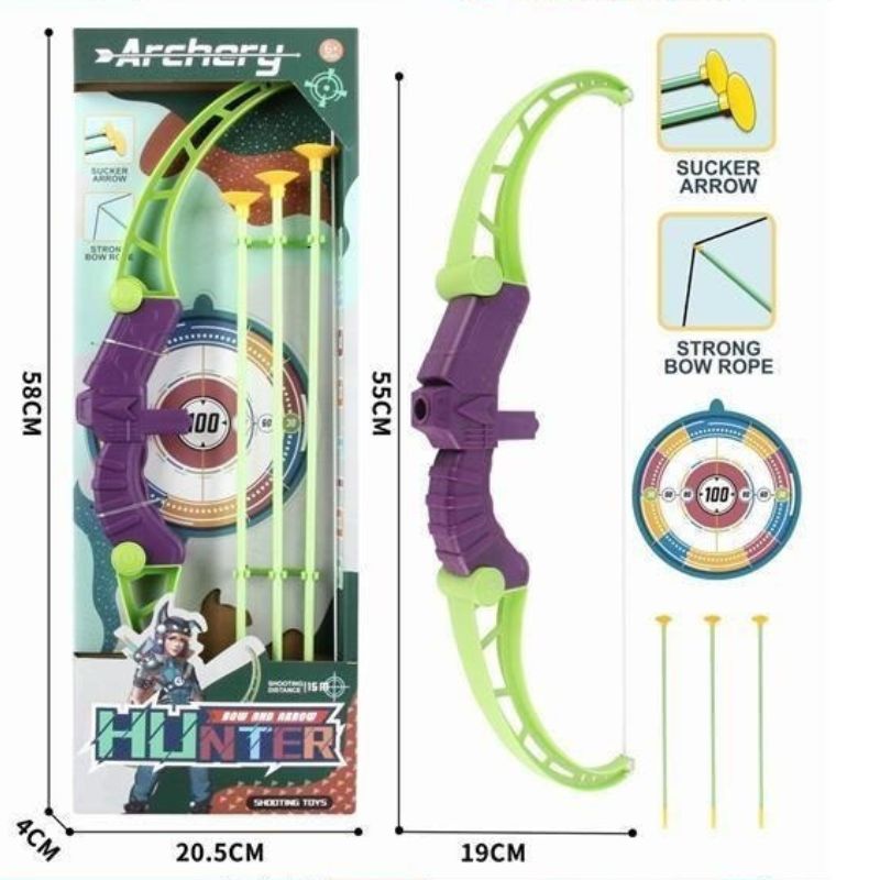 Adventure Awaits! Kid's Archery Bow And Arrow Set - Aim, Shoot, Fun