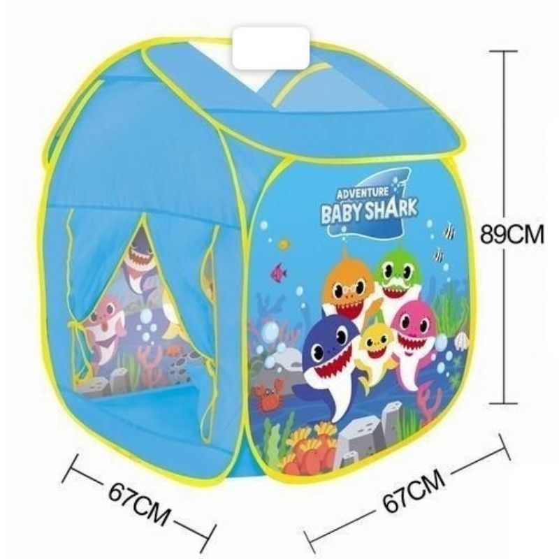 Ocean Of Joy With Baby Shark Play Tent Ball House With 100 Balls