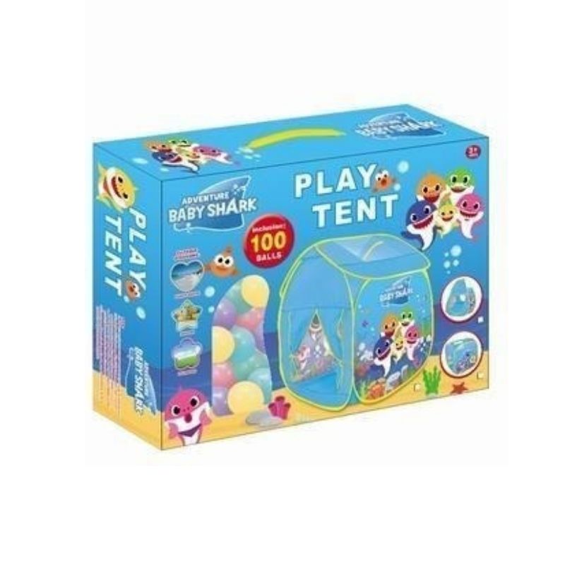 Ocean Of Joy With Baby Shark Play Tent Ball House With 100 Balls