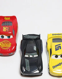 Race To Excitement With Lightning McQueen Pull Back Car Toys Set
