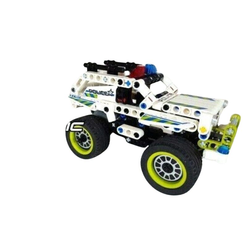 Tech Bricks Police Car Toy For Kids