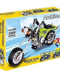 Unleash Speed And Style- Architect Super Racer Bike 129pcs Building Set
