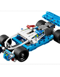 Race To The Rescue-Big Pursuit Police Brick Car For Endless Adventures
