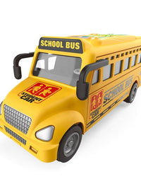 Battery-Operated School Bus With Dazzling Lights
