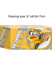 Battery-Operated School Bus With Dazzling Lights
