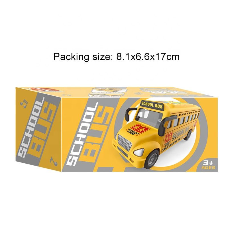 Battery-Operated School Bus With Dazzling Lights