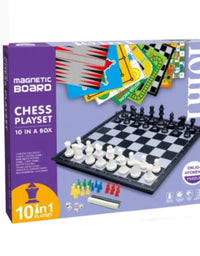 Educational Folding Magnetic Chess Table Game - Learn & Play
