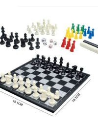 Educational Folding Magnetic Chess Table Game - Learn & Play

