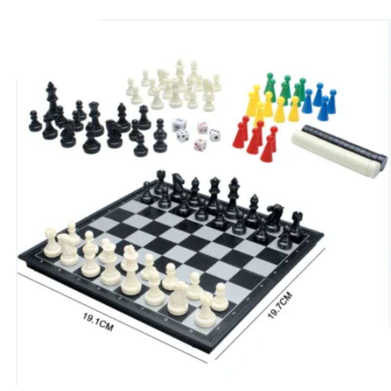 Educational Folding Magnetic Chess Table Game - Learn & Play