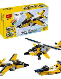 Fly High With Creativity- Architect Super Airplane 130pcs Building Blocks Set
