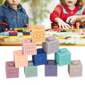 Children Soft Plastic Building Blocks - 12 Pcs