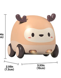 Cartoon Cute Pet Pull Back Car For Kids
