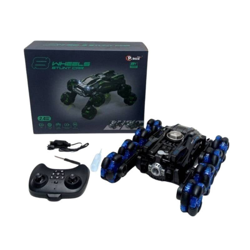 8 Wheels Stunt Remote Control Spray Car