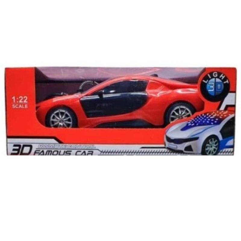 3D Famous Remote Control Car Chargeable