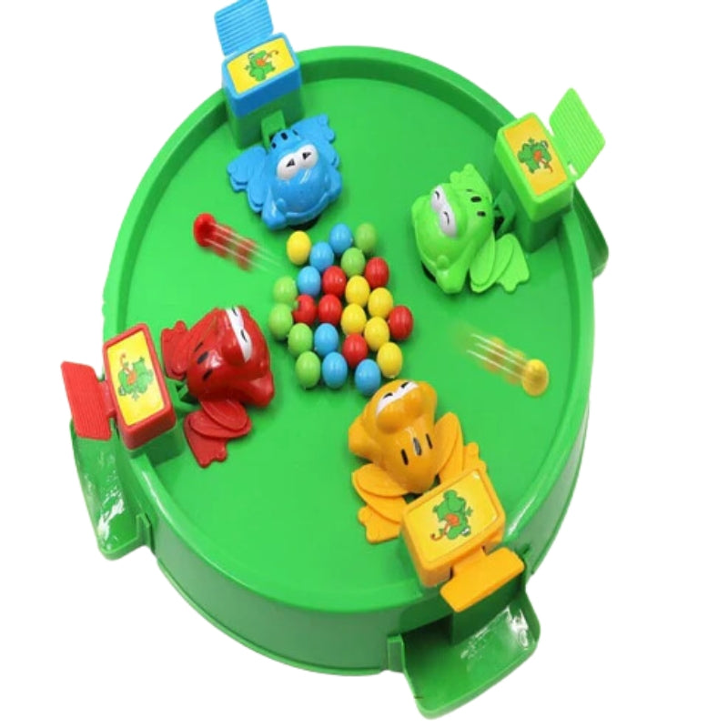 Hungry Frogs Eats Beans Four Player Family Game
