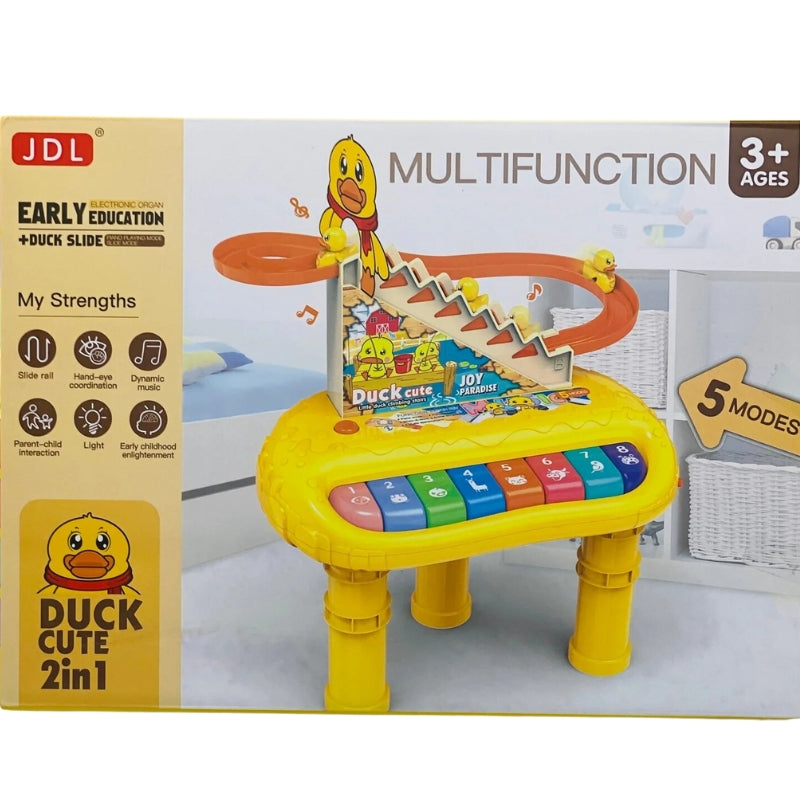 Duck Track Electronic Slide Piano Toy