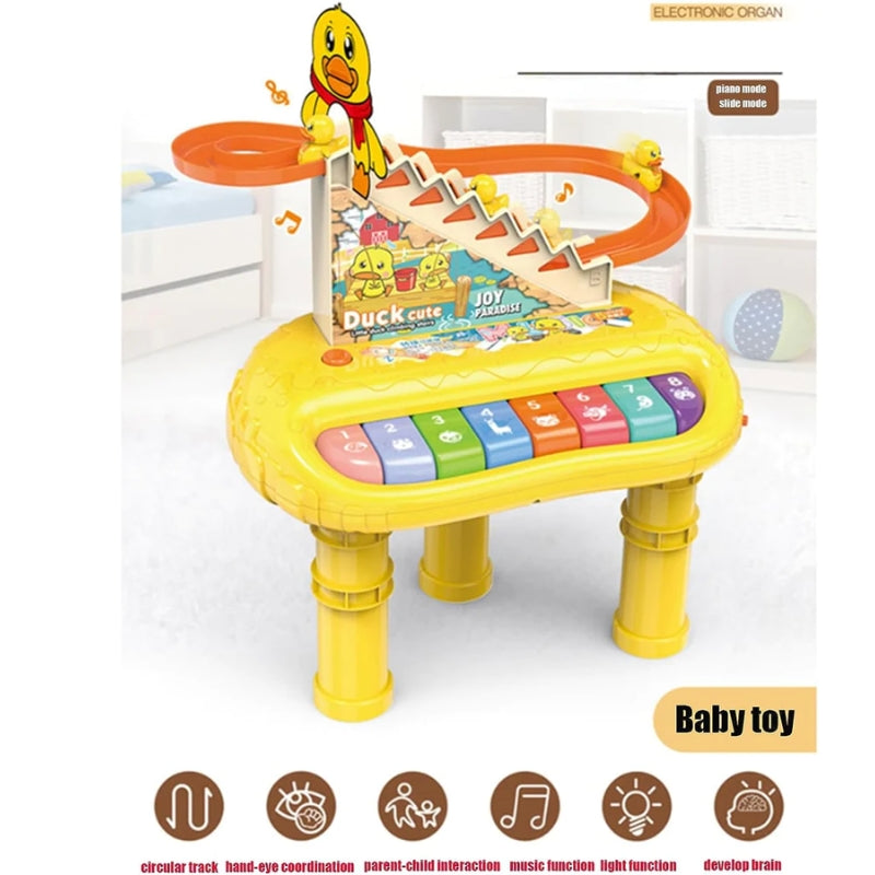 Duck Track Electronic Slide Piano Toy