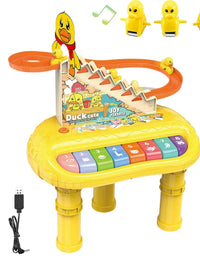 Duck Track Electronic Slide Piano Toy
