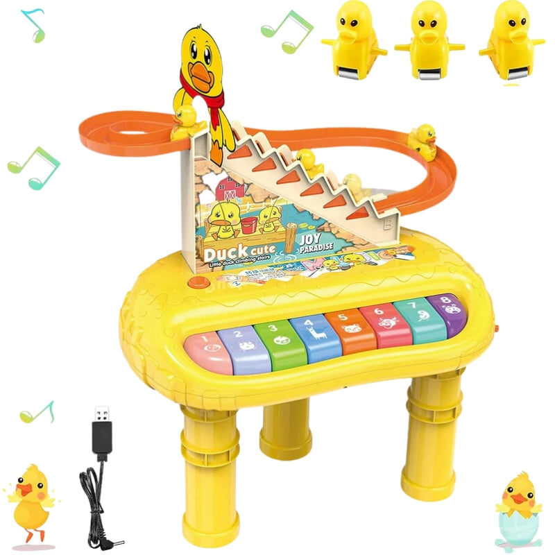 Duck Track Electronic Slide Piano Toy