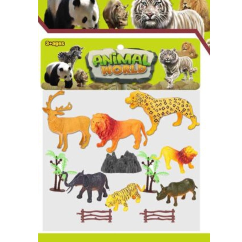 Set Of Wild Animal Figures Toy