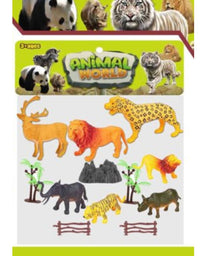 Set Of Wild Animal Figures Toy
