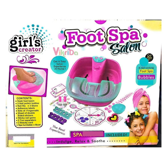 Manicure And Pedicure Foot Spa Set For Girls