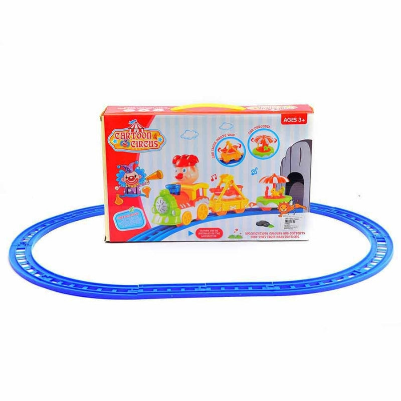 Happy Circus Electric track Train Toy For Kids