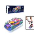 Gear Transparent Car With Light And Sound Toy For Kids