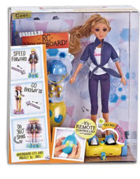 Remote Control Hoverboard Doll Toy For Girls
