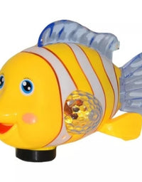 Electric Clown Fish With Light And Sound Toy For Kids
