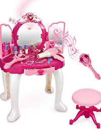 Glamour Mirror Makeup Dressing Table For Girls
