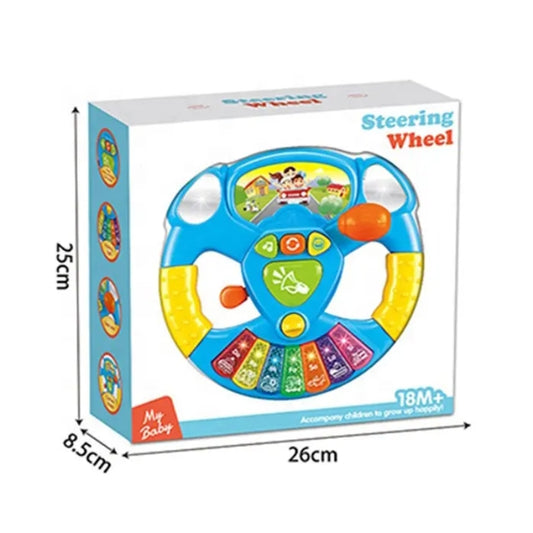 Baby Electric Steering Wheel With Sound Toy For Kids