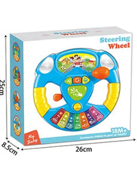 Baby Electric Steering Wheel With Sound Toy For Kids
