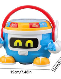 Portable Electric Musical Drum Toy for Kids
