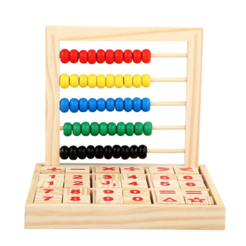 Wooden Abacus Counting Sticks Intelligence Development Educational Toy For Kids