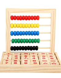 Wooden Abacus Counting Sticks Intelligence Development Educational Toy For Kids
