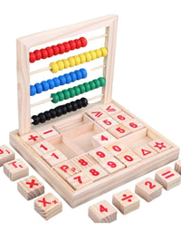 Wooden Abacus Counting Sticks Intelligence Development Educational Toy For Kids
