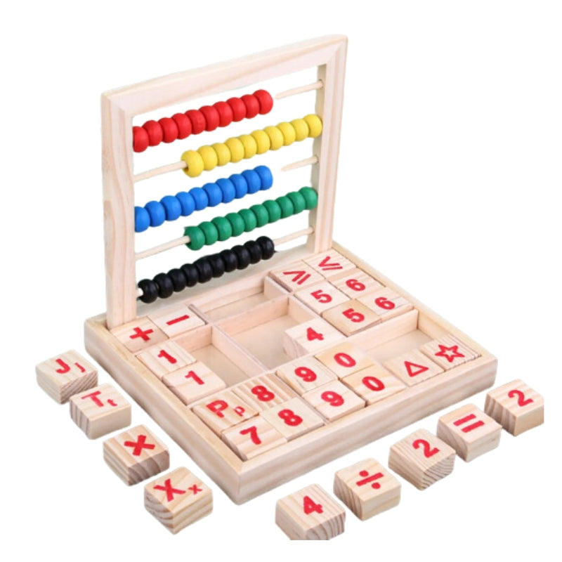 Wooden Abacus Counting Sticks Intelligence Development Educational Toy For Kids