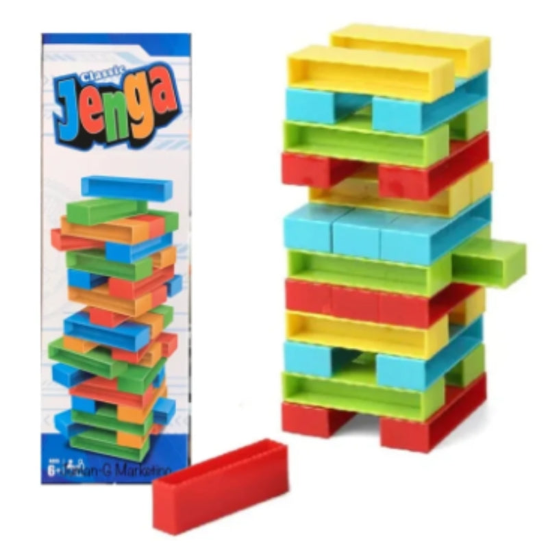 Classic Jenga Blocks Stacking Tower Toy For Kids