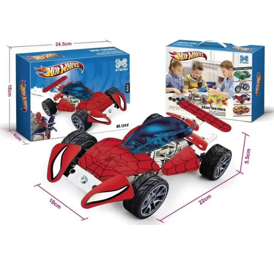 Spiderman Hot Wheel Car Toy For Kids