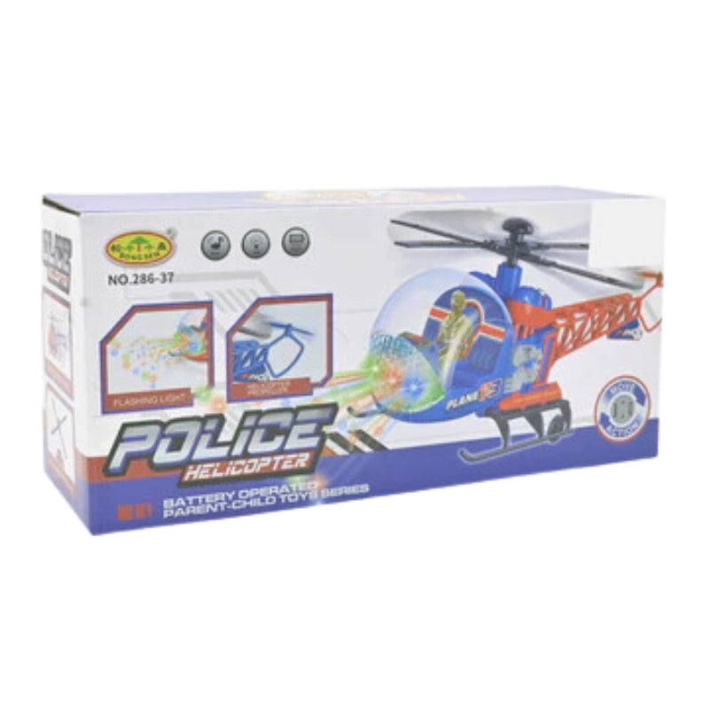 Universal Electric Gear Helicopter With Light & Music Toy For Kids