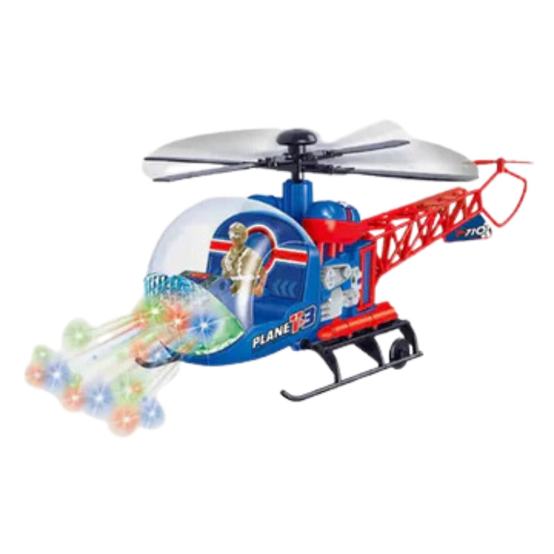 Universal Electric Gear Helicopter With Light & Music Toy For Kids