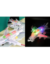 Electric Airplane Toy - Movable Model with Music and Light
