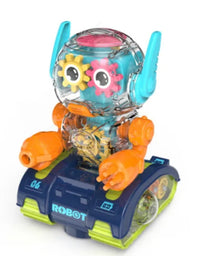 Electric Gear Robot with Light and Music Toy For Kids
