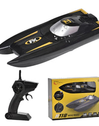 Remote Control Boat - High-Speed Surfer Racing Speedboat Toy For Kids
