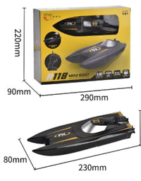 Remote Control Boat - High-Speed Surfer Racing Speedboat Toy For Kids
