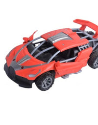 Remote Control Car with LED Lights, and Openable Doors Toy For Kids
